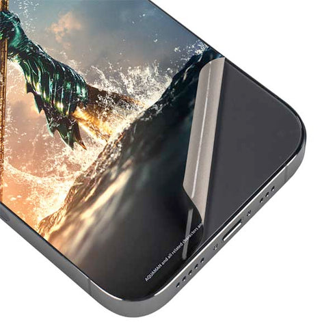 DC Comics Aquaman Movie Poster Trident iPhone 14 Pro Skin